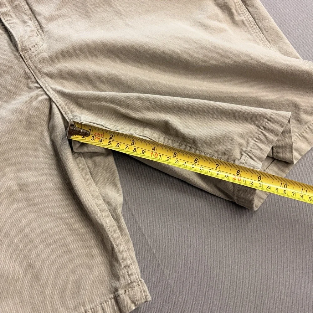 Carhartt Mens Relaxed Fit Canvas Utility Work Shorts Tan Khaki Size 40 9 Inseam